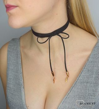 Naszyjnik choker damski czarny By Dziubeka NIL2005 (3).JPG